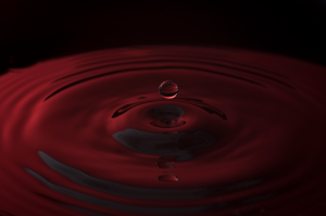 Red Water Droplet
